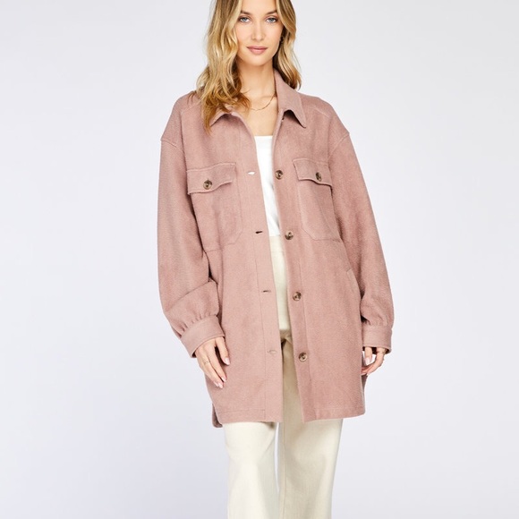 Gentle Fawn Jackets & Blazers - Gentle Fawn Peyton Fleece Shacket Jacket